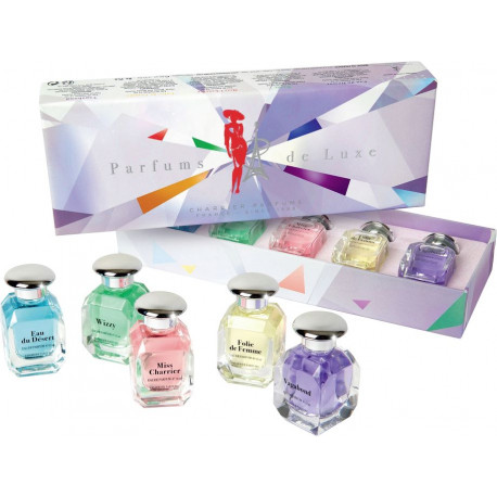 Dárková sada francouzských parfémů de Luxe Charrier Parfums, 5 ks