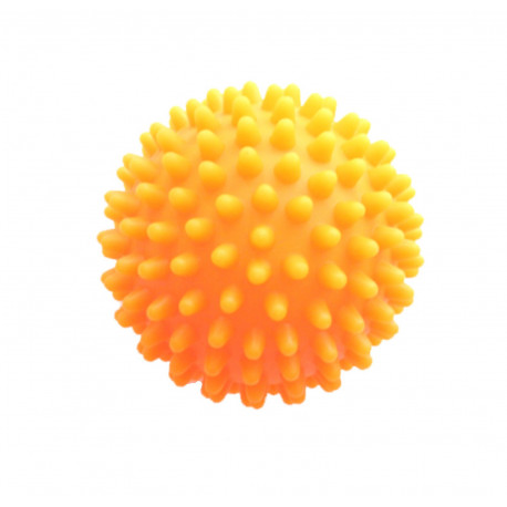 Masážní míček ježek 7 cm - oranžový