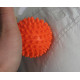 Masážní míček ježek 7 cm - oranžový