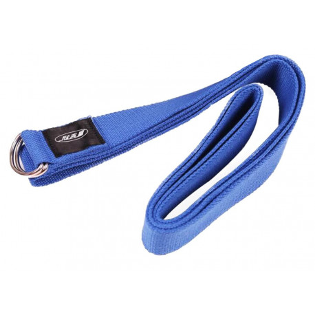 Přitahovací pásek Yoga Strap, modrý