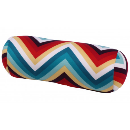 Relaxační polštář válec - barevné proužky