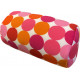 Relaxační polštář válec - růžovo-oranžové puntíky