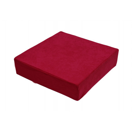 Zvýšený sedák 40 x 40 x 10 cm, červený Sundo