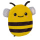 Hřejivý gelový polštářek s plyšovým potahem Včela